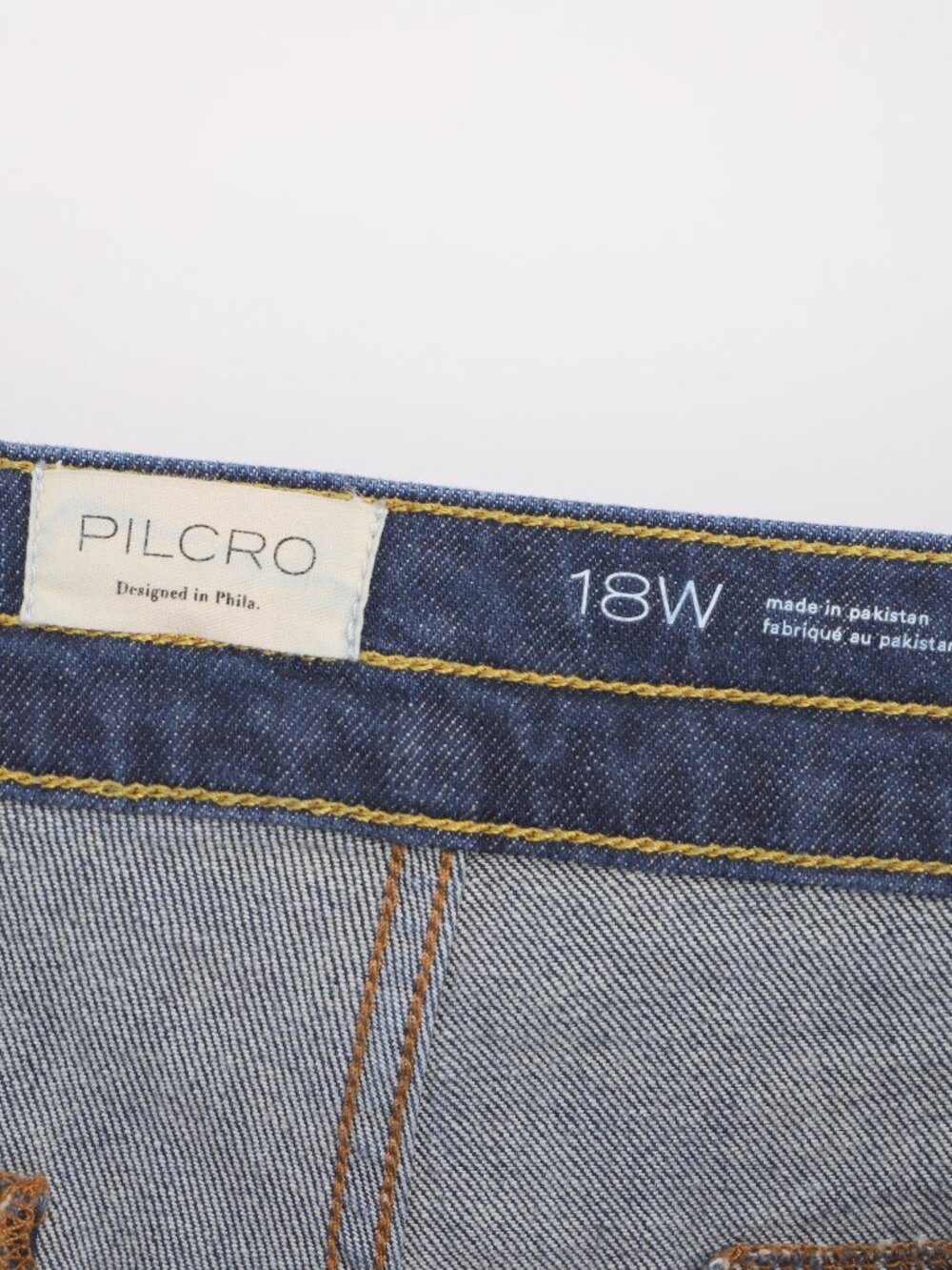 PILCRO The Wanderer Mid-Rise Relaxed-Leg Jeans Size 18W - Picture 6 of 7